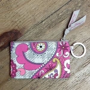 Vera Bradley keychain change purse